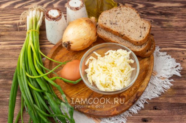 Бутерброды с луком и сыром