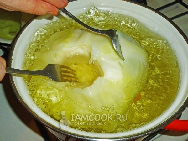 Квашеные голубцы с морковью